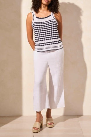 Nautical Crochet Tank