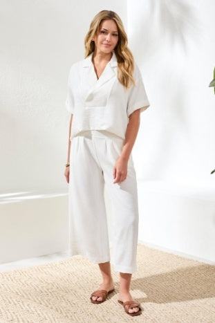 Flowy Pop Over Blouse