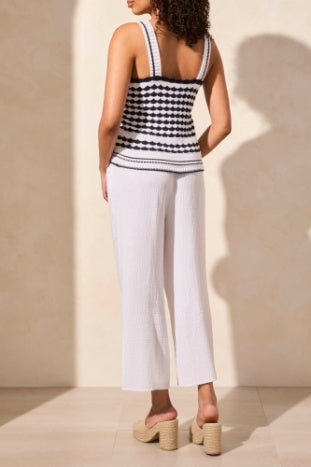 Nautical Crochet Tank