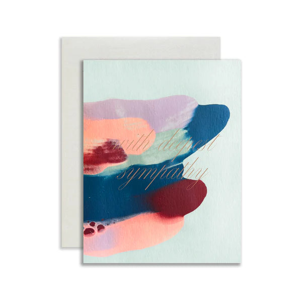 MOGLEA WITH DEEPEST SYMPATHY CARD